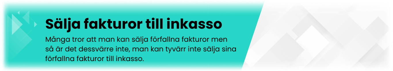 Sälja faktura till inkasso