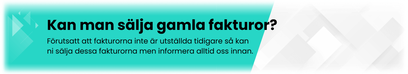 Sälja gamla fakturor