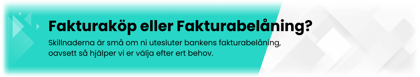 Skillnad mellan fakturaköp och fakturabelåning