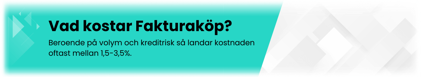 Vad kostar fakturaköp?